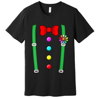Clown Costume Funny Circus Halloween Costumes Premium T-Shirt