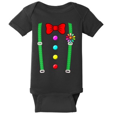 Clown Costume Funny Circus Halloween Costumes Baby Bodysuit