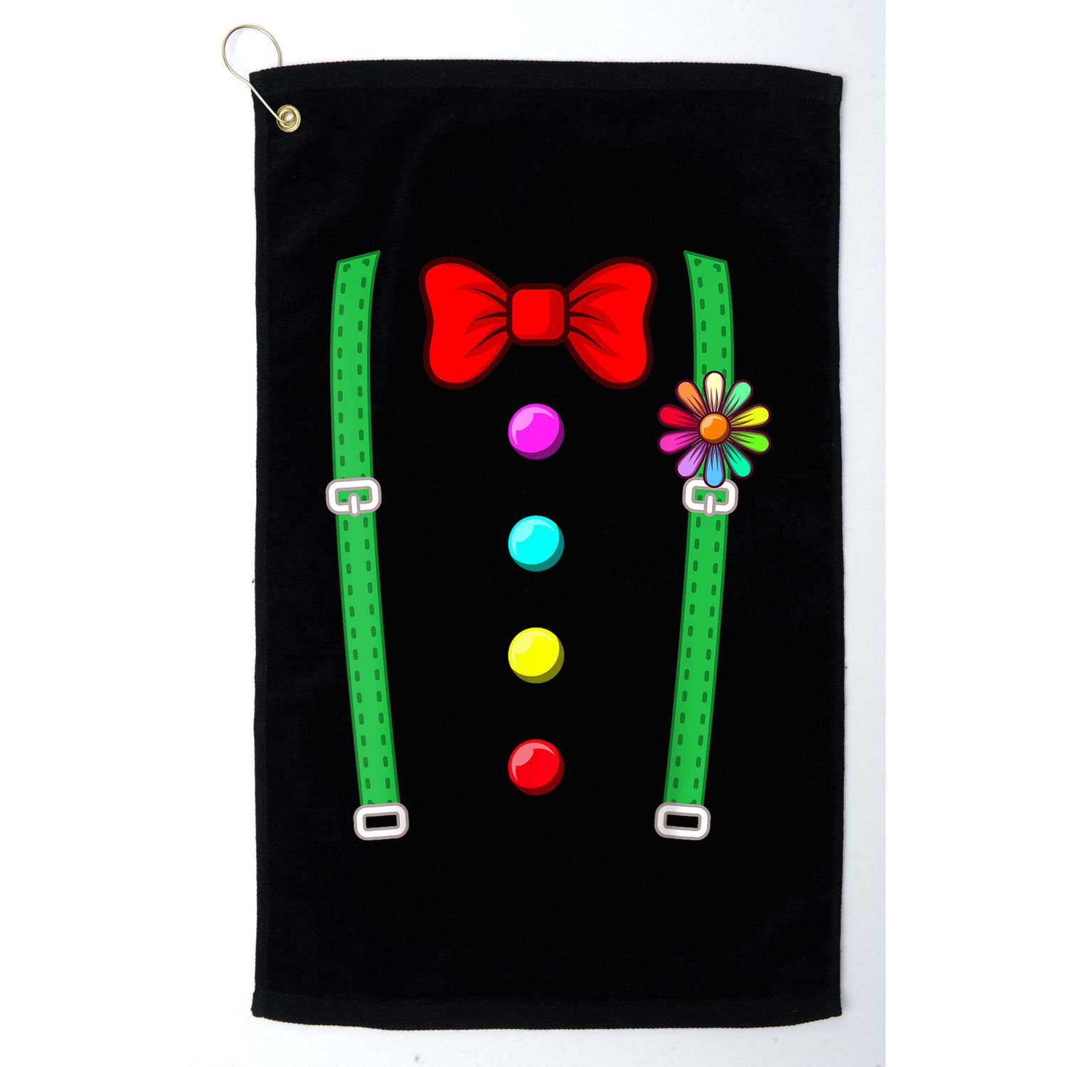 Clown Costume Funny Circus Halloween Costumes Golf Towel