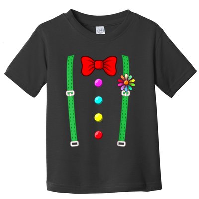 Clown Costume Funny Circus Halloween Costumes Toddler T-Shirt