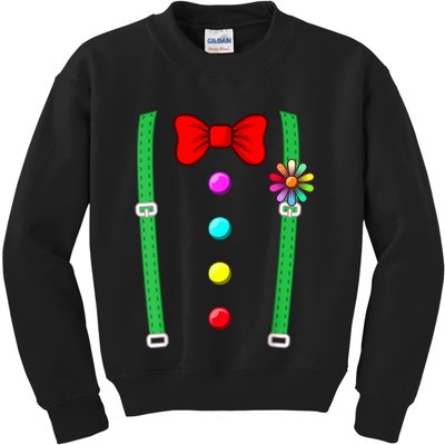 Clown Costume Funny Circus Halloween Costumes Kids Sweatshirt