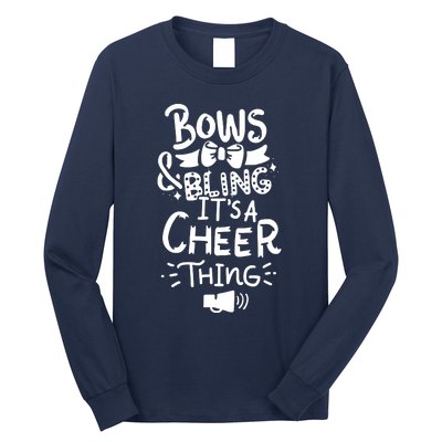 Cheerleading Cheerleader Football Gift Long Sleeve Shirt