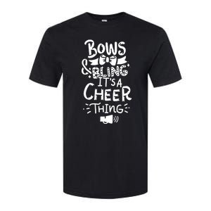 Cheerleading Cheerleader Football Gift Softstyle® CVC T-Shirt