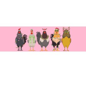 Christmas Chicken Farm Animal Christmas Funny Chicken Lover Bumper Sticker