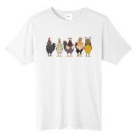 Christmas Chicken Farm Animal Christmas Funny Chicken Lover Tall Fusion ChromaSoft Performance T-Shirt