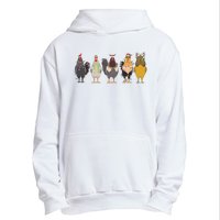 Christmas Chicken Farm Animal Christmas Funny Chicken Lover Urban Pullover Hoodie