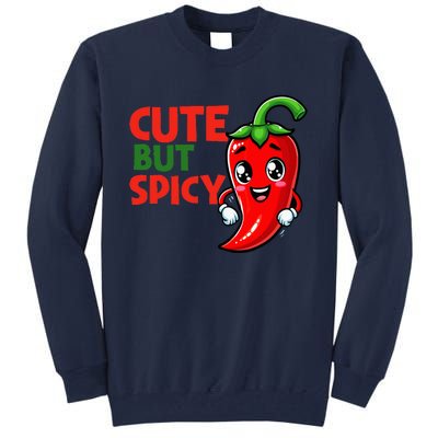 Cute Chili Funny Cute But Spicy Baby Tall Sweatshirt