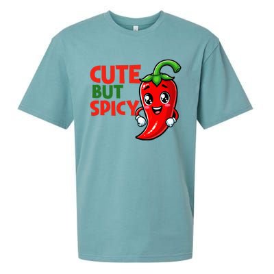 Cute Chili Funny Cute But Spicy Baby Sueded Cloud Jersey T-Shirt