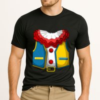 Clown Costume Funny Circus Play Halloween Cooling Performance Crew T-Shirt