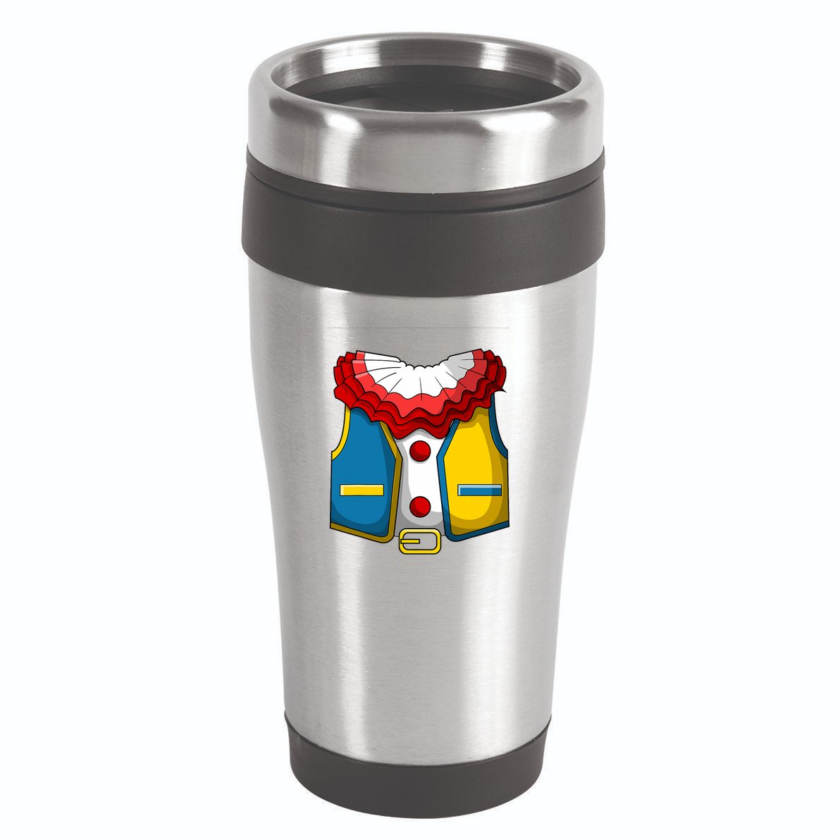 Clown Costume Funny Circus Play Halloween 16oz Travel Tumbler