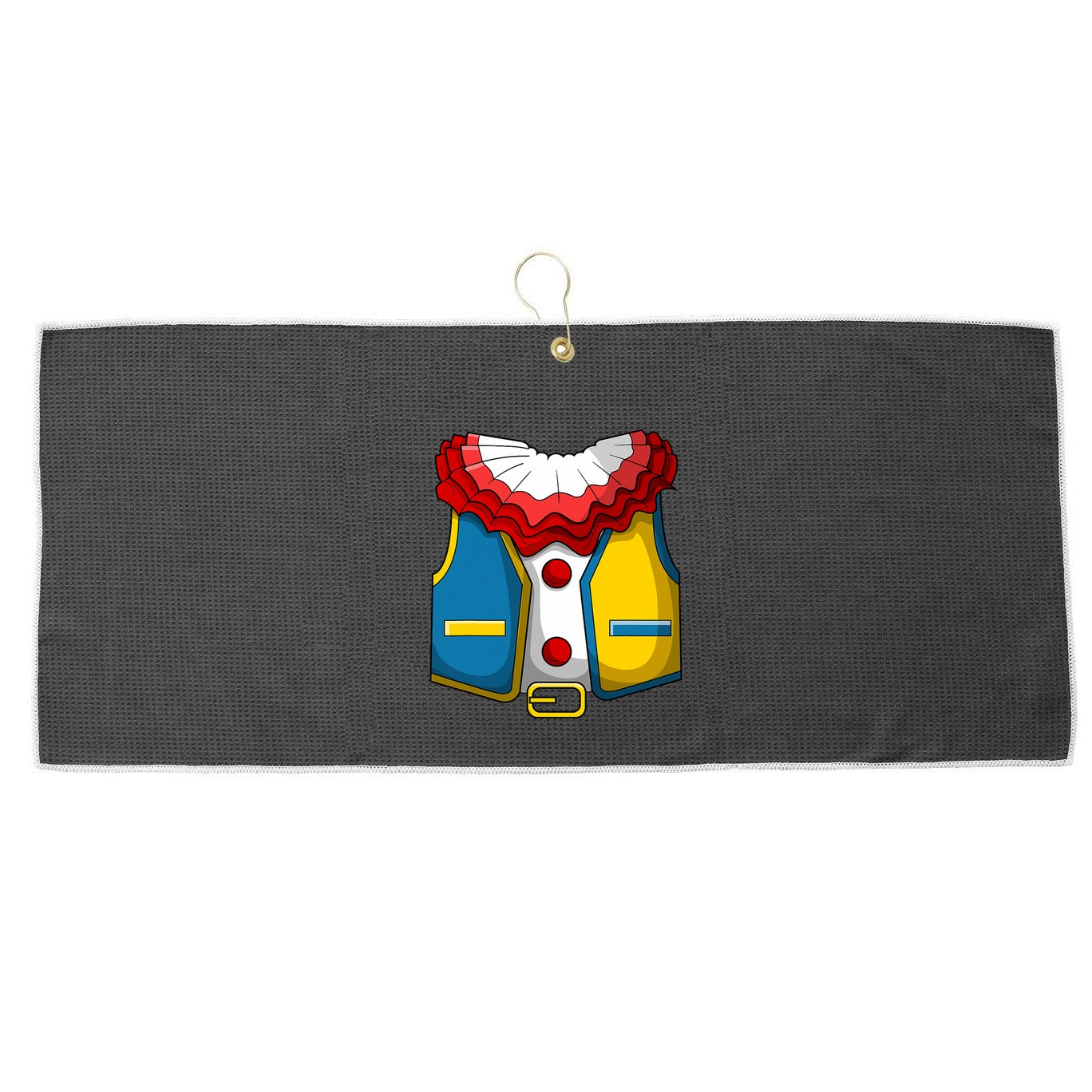 Clown Costume Funny Circus Play Halloween Large Microfiber Waffle Golf Towel