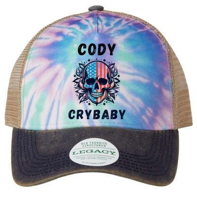 Cody Crybaby Funny Cody Crybaby Pro Wrestling Fans Rhodes Legacy Tie Dye Trucker Hat