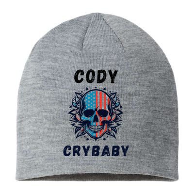 Cody Crybaby Funny Cody Crybaby Pro Wrestling Fans Rhodes Sustainable Beanie