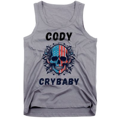 Cody Crybaby Funny Cody Crybaby Pro Wrestling Fans Rhodes Tank Top