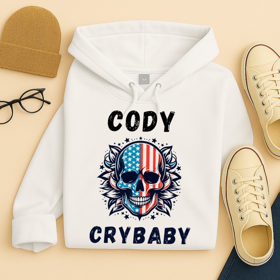 Cody Crybaby Funny Cody Crybaby Pro Wrestling Fans Rhodes Hoodie