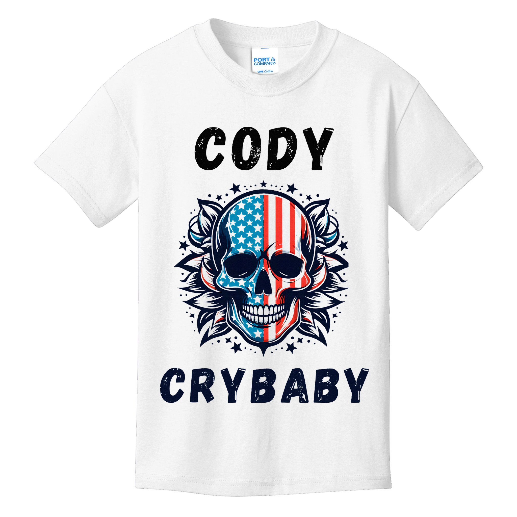 Cody Crybaby Funny Cody Crybaby Pro Wrestling Fans Rhodes Kids T-Shirt
