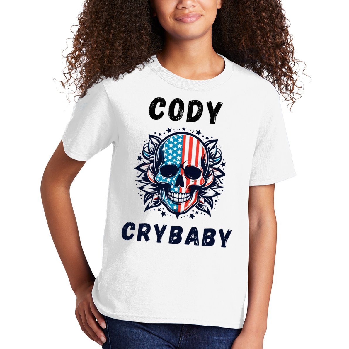 Cody Crybaby Funny Cody Crybaby Pro Wrestling Fans Rhodes Kids T-Shirt