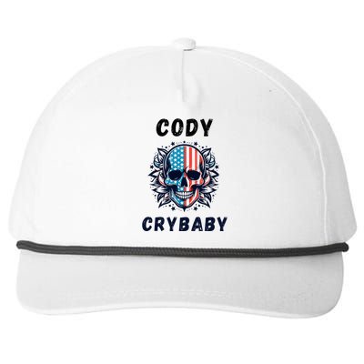 Cody Crybaby Funny Cody Crybaby Pro Wrestling Fans Rhodes Snapback Five-Panel Rope Hat