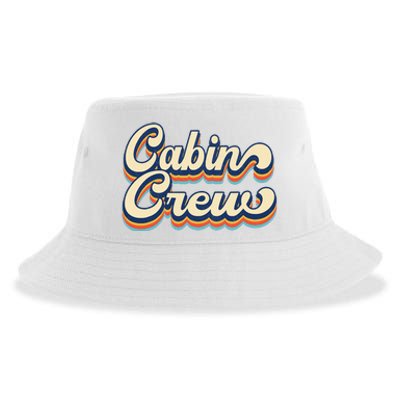 Cabin Crew Friends Family Mountain Reunion Vacation Group Sustainable Bucket Hat