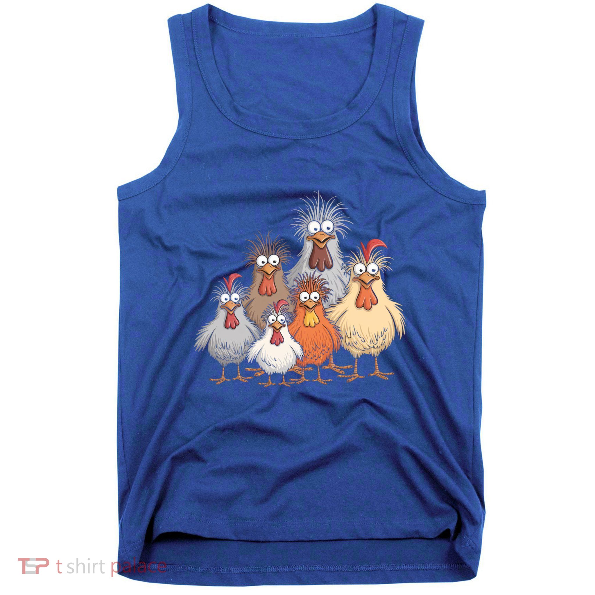 Crazy Chicken Family Gift Tank Top