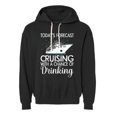 Cool Cruising For Women Family Cruise Vacation Lover Garment-Dyed Fleece Hoodie