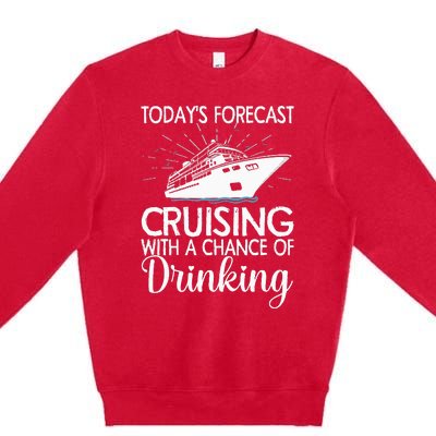 Cool Cruising For Women Family Cruise Vacation Lover Premium Crewneck Sweatshirt