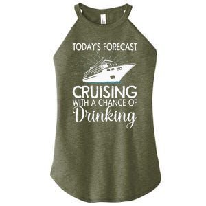 Cool Cruising For Women Family Cruise Vacation Lover Women’s Perfect Tri Rocker Tank