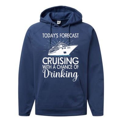 Cool Cruising For Women Family Cruise Vacation Lover Performance Fleece Hoodie