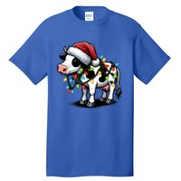 Cow Cute Funny Santa Christmas Gift Tall T-Shirt