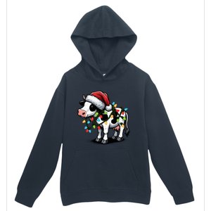 Cow Cute Funny Santa Christmas Gift Urban Pullover Hoodie