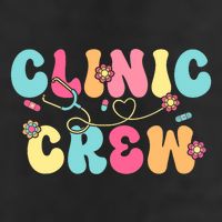 Clinic Crew For School Nurse Groovy 11oz C Handle Ceramic Mug