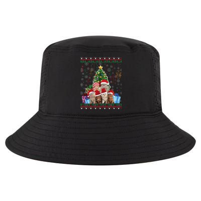 Cat Christmas Funny Ugly N Merry Gift Cool Comfort Performance Bucket Hat