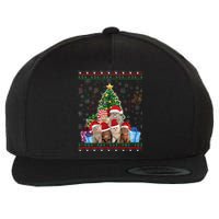 Cat Christmas Funny Ugly N Merry Gift Wool Snapback Cap