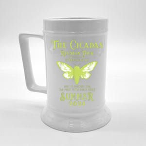 Cicada Concert Fest Lover The Cicada Reunion U.S Tours 2024 Gift Beer Stein