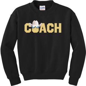 Coach Colorado Football Coach Design Kids Sweatshirt