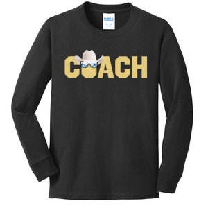 Coach Colorado Football Coach Design Kids Long Sleeve Shirt