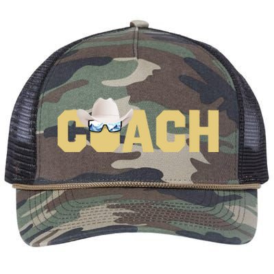 Coach Colorado Football Coach Design Retro Rope Trucker Hat Cap