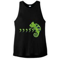 COMMA CHAMELEON FUNNY SONG PARODY MEME Ladies PosiCharge Tri-Blend Wicking Tank