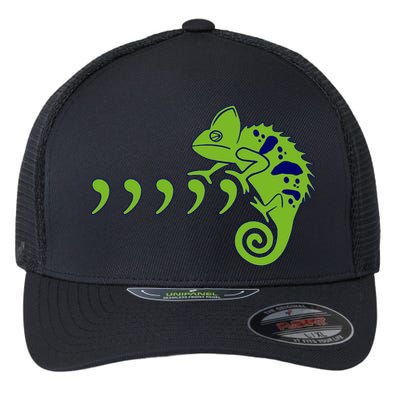 COMMA CHAMELEON FUNNY SONG PARODY MEME Flexfit Unipanel Trucker Cap