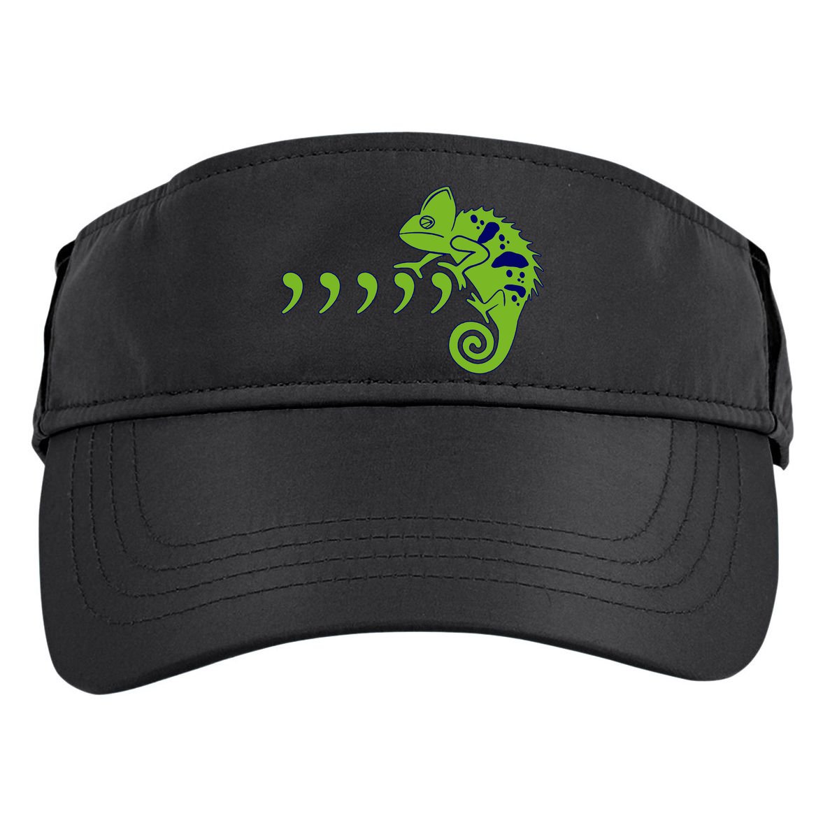 COMMA CHAMELEON FUNNY SONG PARODY MEME Adult Drive Performance Visor