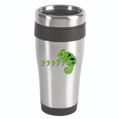 COMMA CHAMELEON FUNNY SONG PARODY MEME 16oz Travel Tumbler