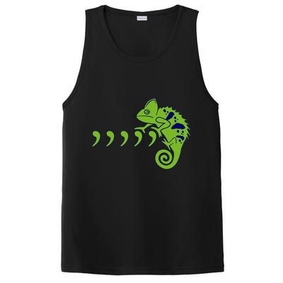 COMMA CHAMELEON FUNNY SONG PARODY MEME PosiCharge Competitor Tank
