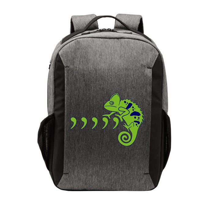 COMMA CHAMELEON FUNNY SONG PARODY MEME Vector Backpack