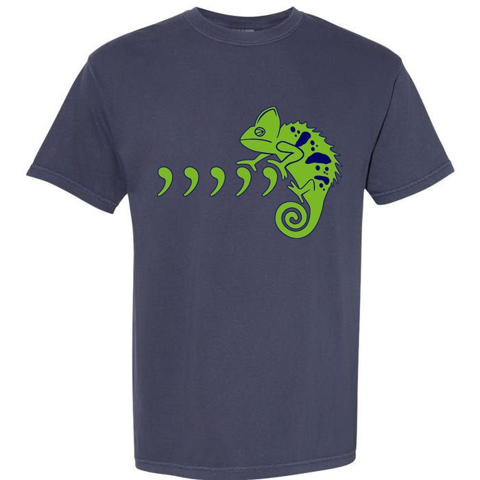 COMMA CHAMELEON FUNNY SONG PARODY MEME Garment-Dyed Heavyweight T-Shirt