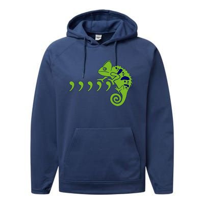 COMMA CHAMELEON FUNNY SONG PARODY MEME Performance Fleece Hoodie