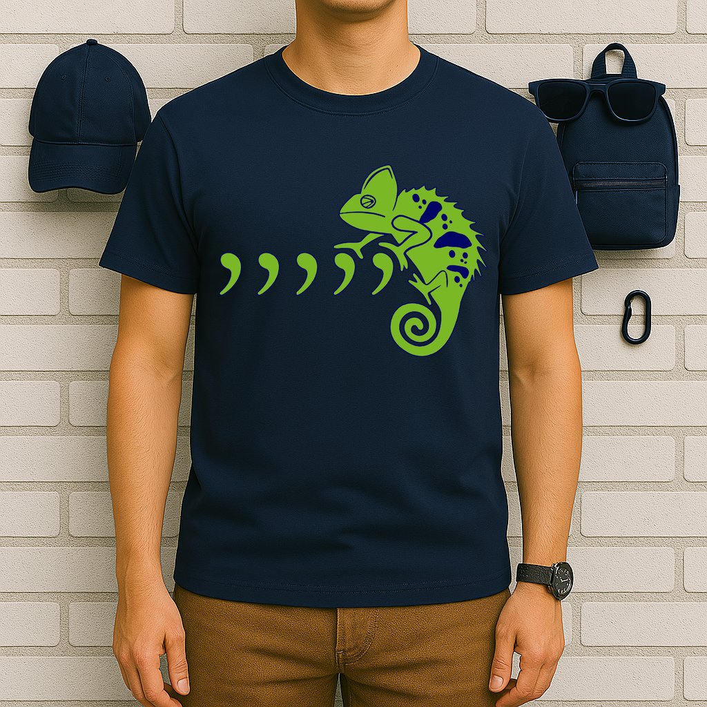 COMMA CHAMELEON FUNNY SONG PARODY MEME T-Shirt