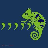 COMMA CHAMELEON FUNNY SONG PARODY MEME T-Shirt