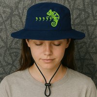 COMMA CHAMELEON FUNNY SONG PARODY MEME Bucket Hat