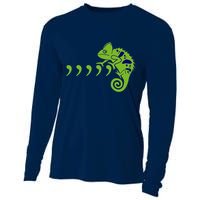 COMMA CHAMELEON FUNNY SONG PARODY MEME Cooling Performance Long Sleeve Crew