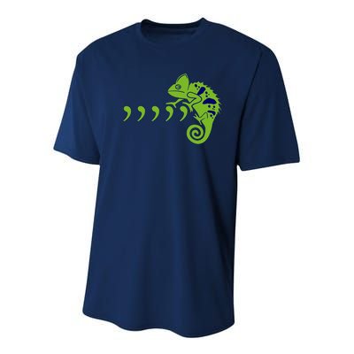 COMMA CHAMELEON FUNNY SONG PARODY MEME Youth Performance Sprint T-Shirt